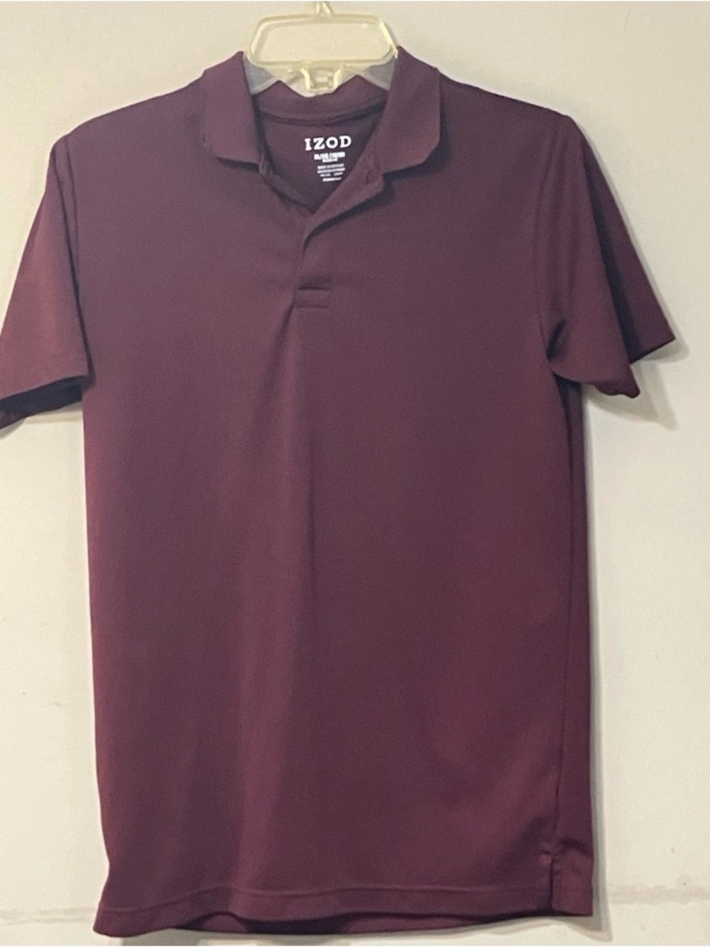 Izod Men's Burgundy Polo Shirt